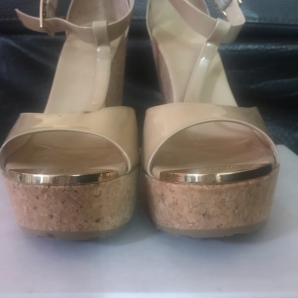 Jimmy Choo T strap Wedge Sandals - Picture 4 of 8